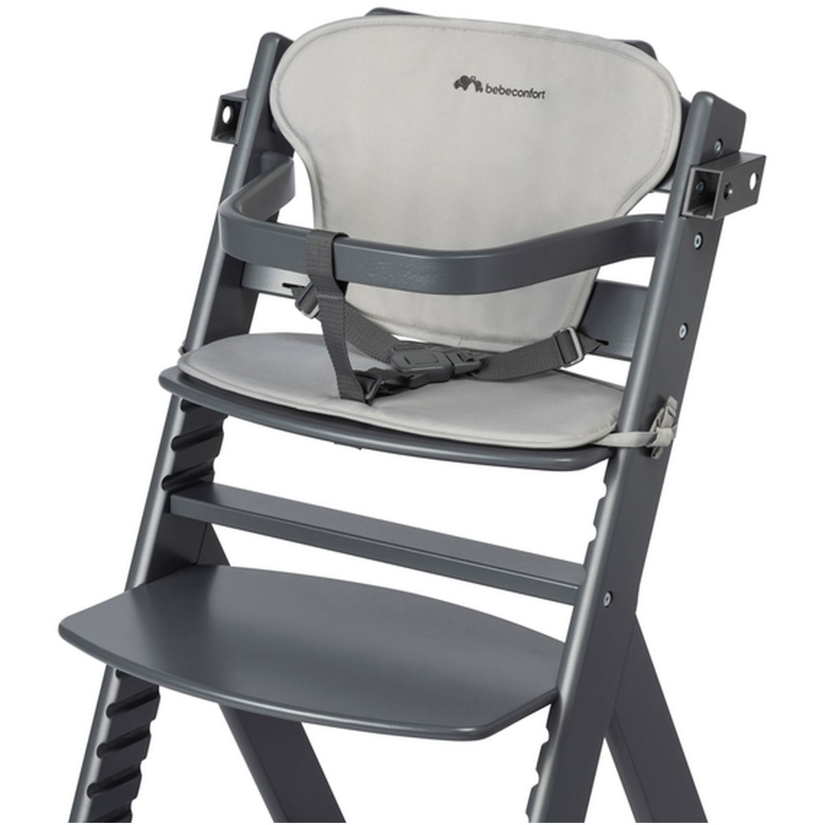 bebeconfortbebeconfort   Timba Hochstuhl mit Kissen mineral graphite