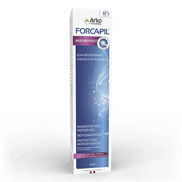 Spray de tratamento capilar e de raízes regenerador Arkopharma Forcapil Age Protect 125ml