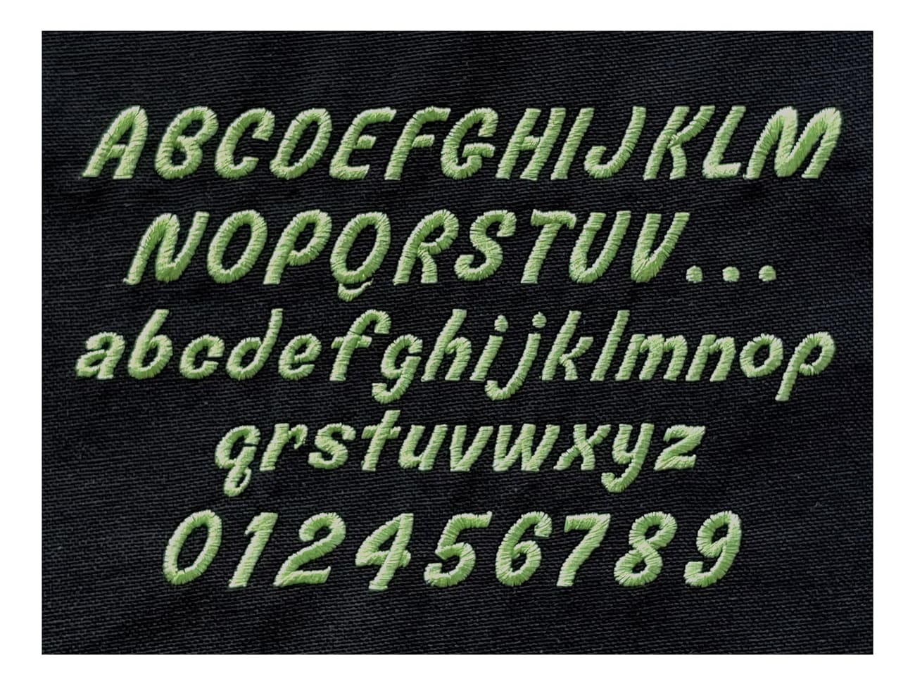 Broderie - Modèle C2 - Vert amande - Meilleur du Chef