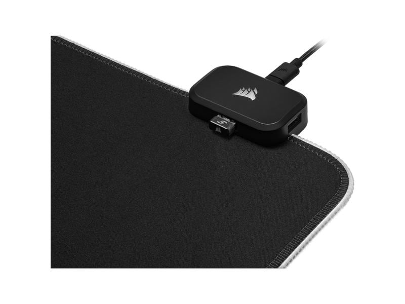 Corsair Gaming-Mausmatte MM700 RGB Extended XL iCUE Schwarz MM700 Extended XL Mausmatte mit RGB-Beleuchtung