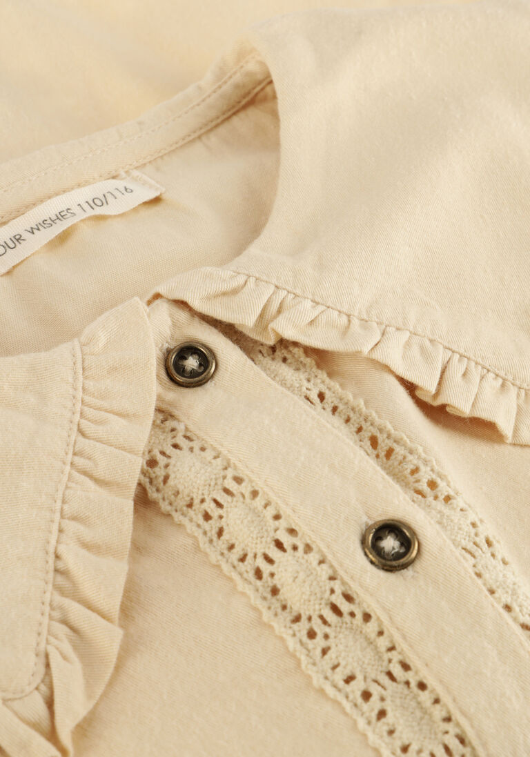 YOUR WISHES beige your wishes blouse feline vintage