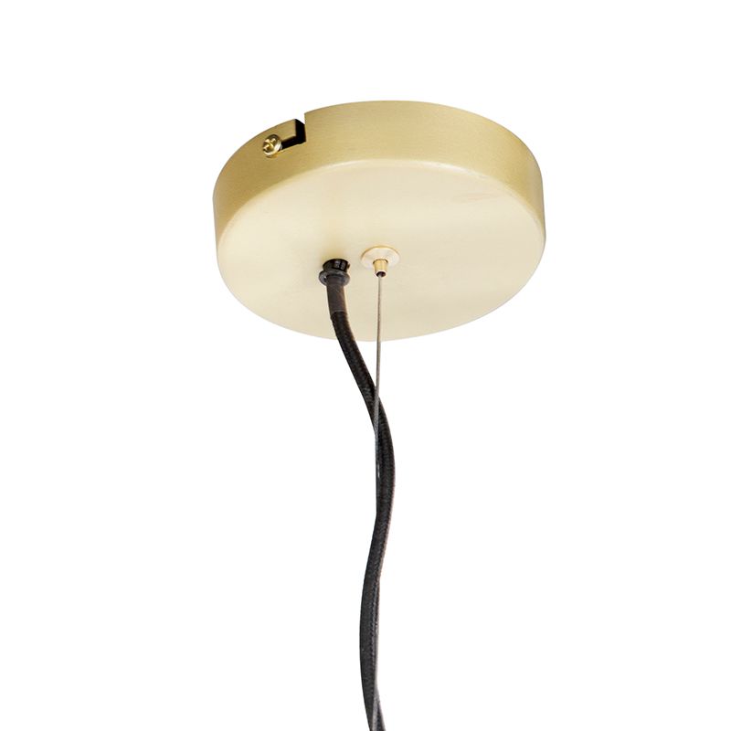 Oosterse hanglamp goud - Nidum Rombo