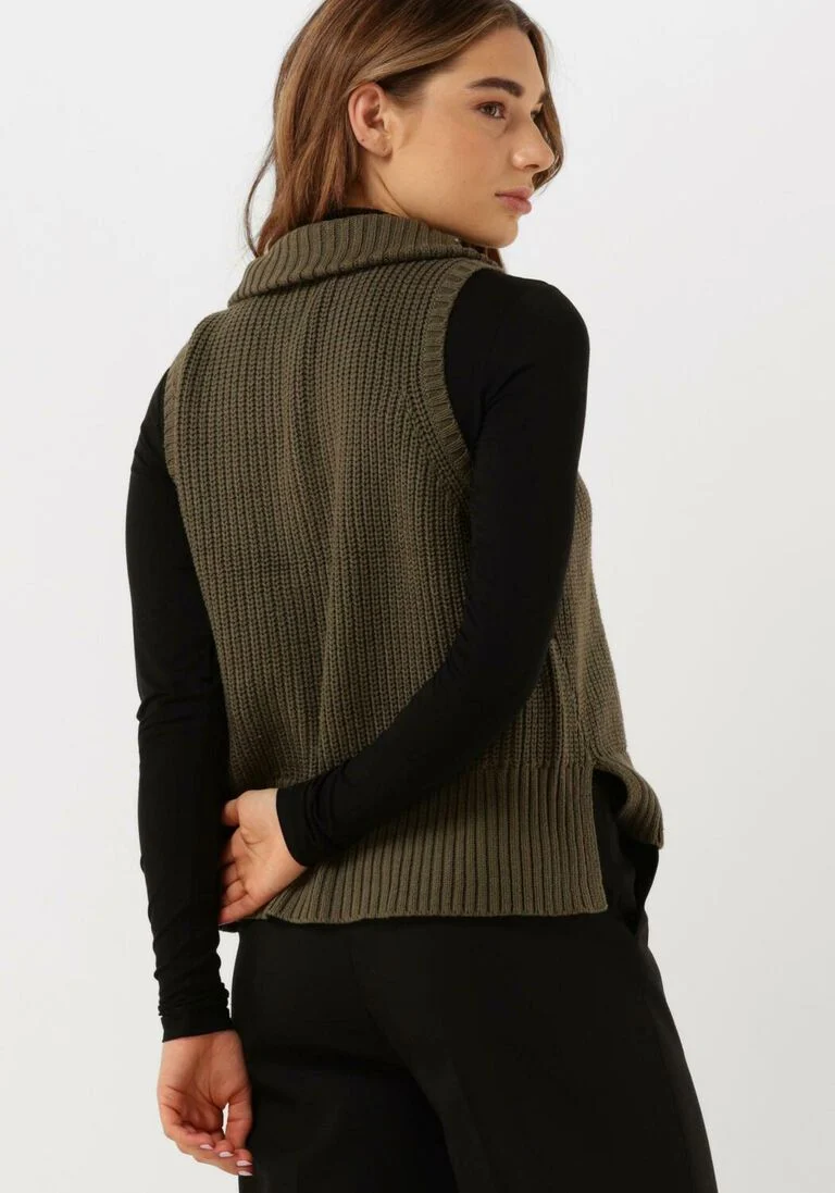 CC HEART groene cc heart spencer emily zip knit vest