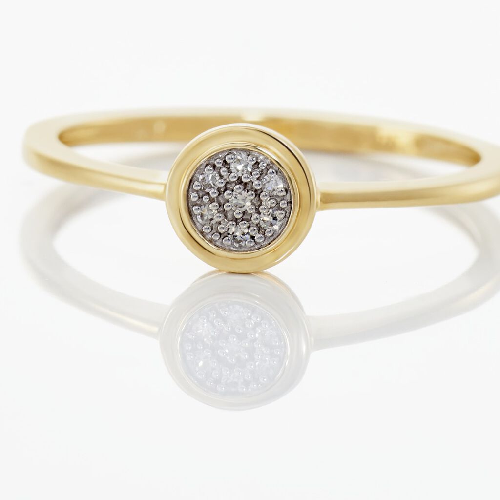 Bague Or Jaune Kaylynn Diamants