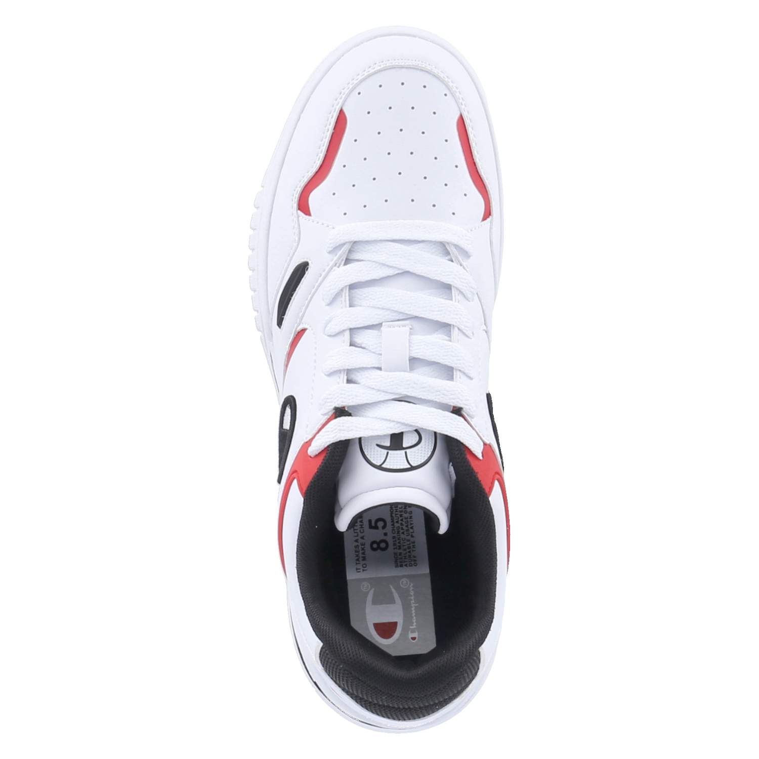Champion Low Sneaker 3 POINT TECH LOW - wht/red/nbk