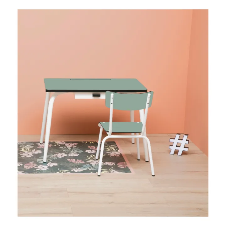 Les Gambettes Chaise élémentaire Colette | Vert kaki