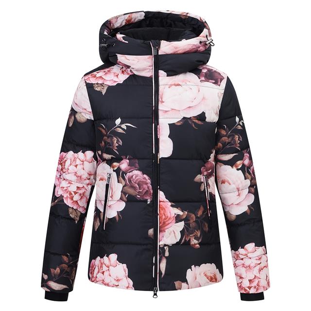 Winterjas Imperial Riding IRHFlora Zwart-mix