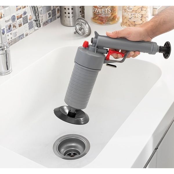 Innovagoods Pistola Desentupidora de Ar Comprimido Universal com Adaptadores Klingun - 068-289:08117