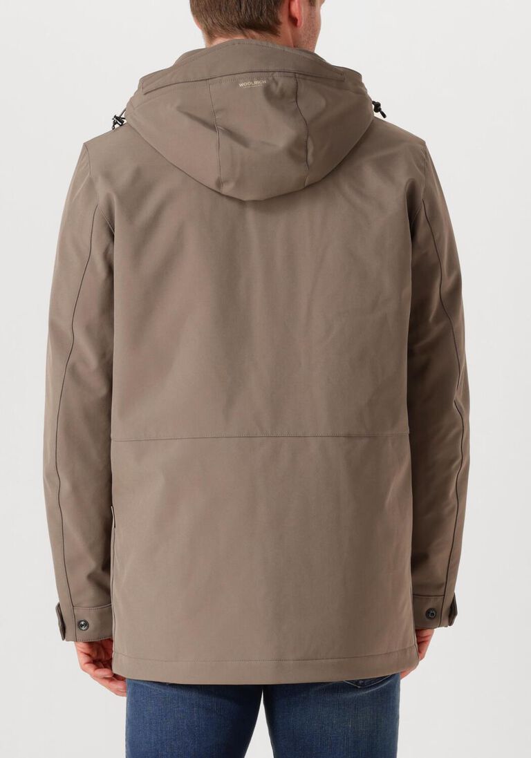 taupe woolrich parka's soft shell barrow mac coat