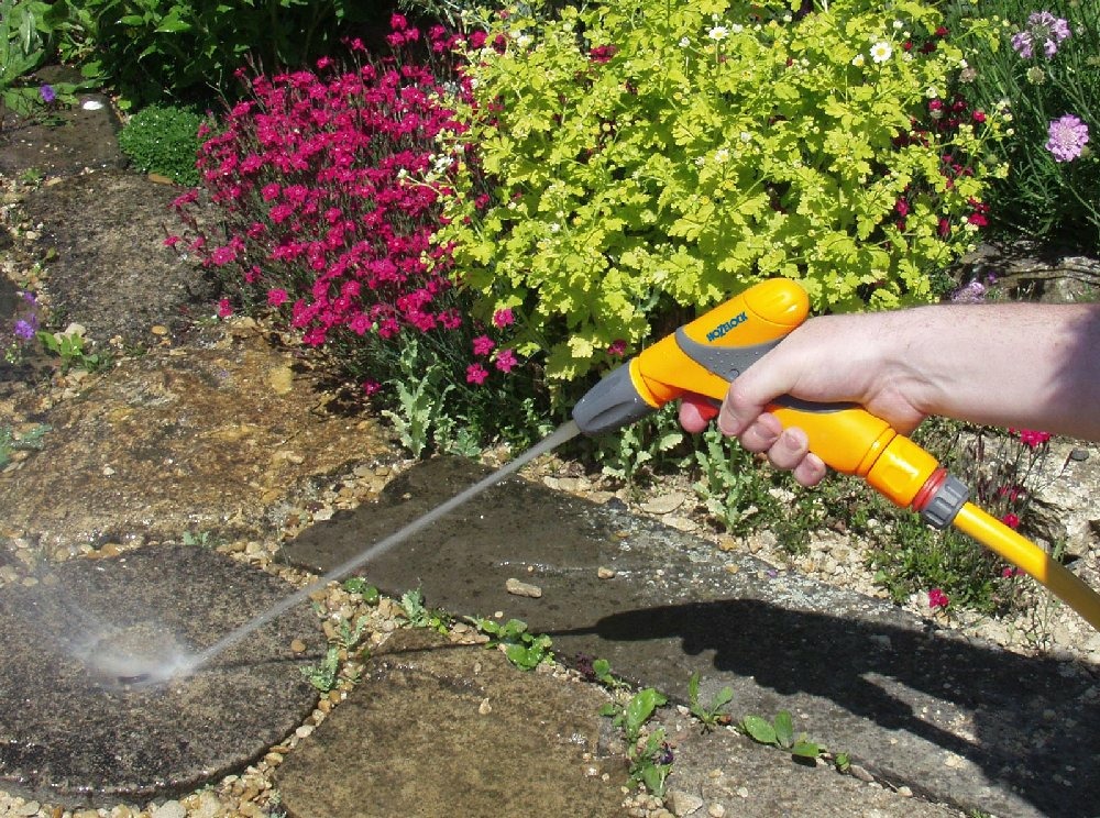 Pistolet jet droit plus en plastique pour les travaux de nettoyage à l’extérieur