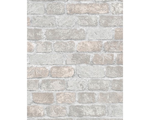 Vliesbehang 58410 Brique Stones grijs