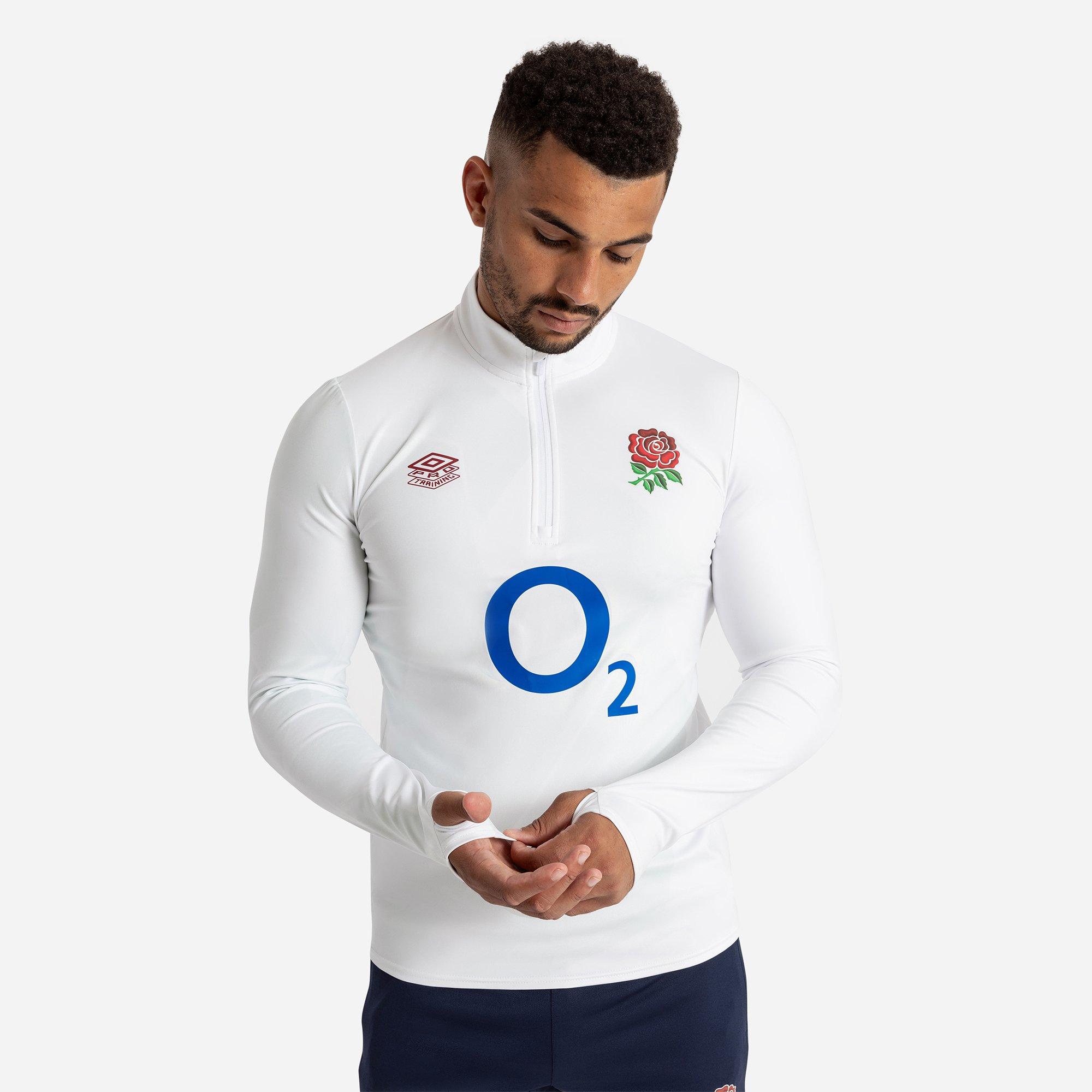 Umbro England Rugby Warm Up Mid Layer Top 2023 Adults