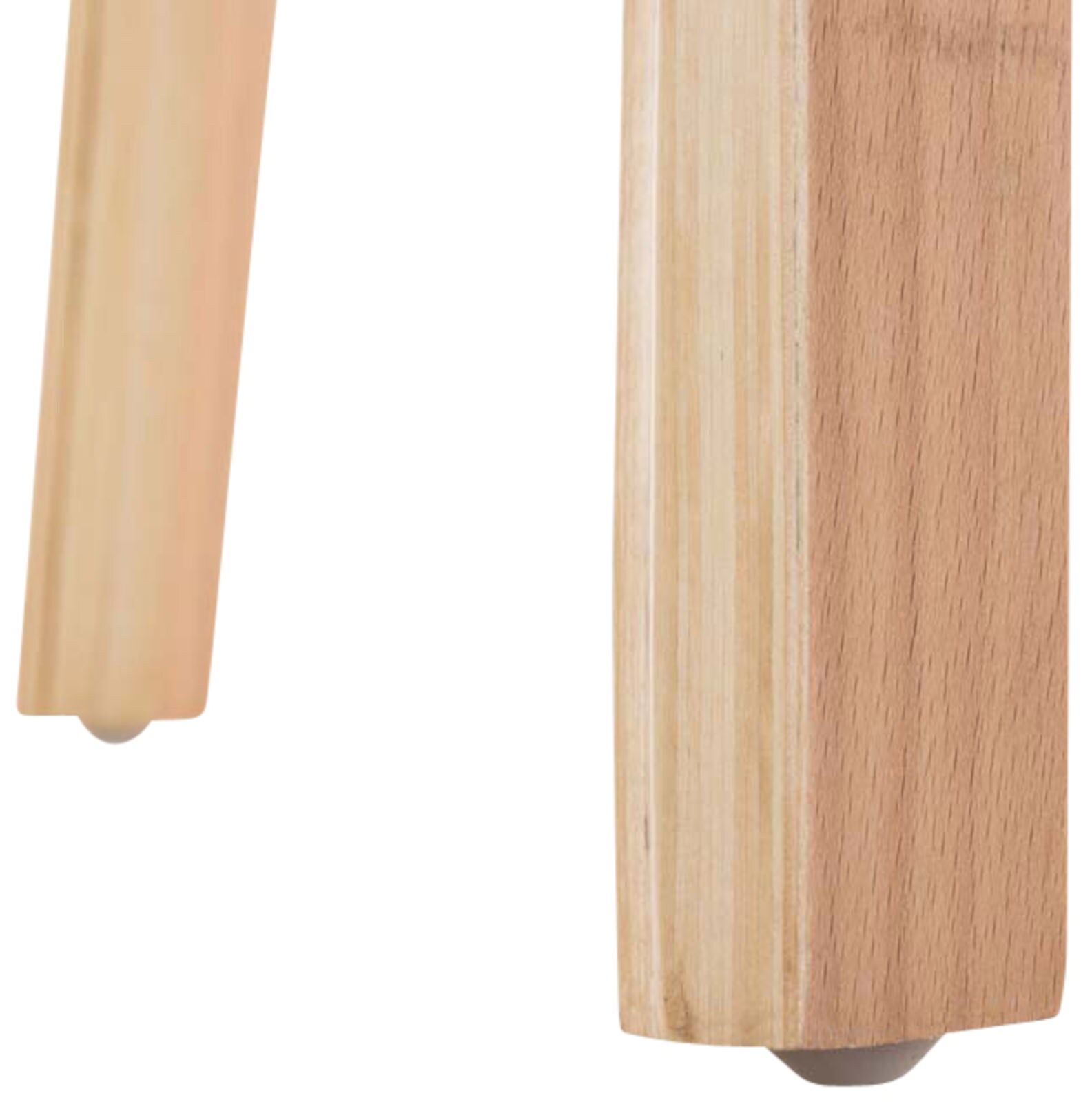 CLP 2er Set Retrostühle Kingston mit Stoffbezug und umlaufender Rückenlehne I Lehnstühle mit Polsterung und Holzgestell