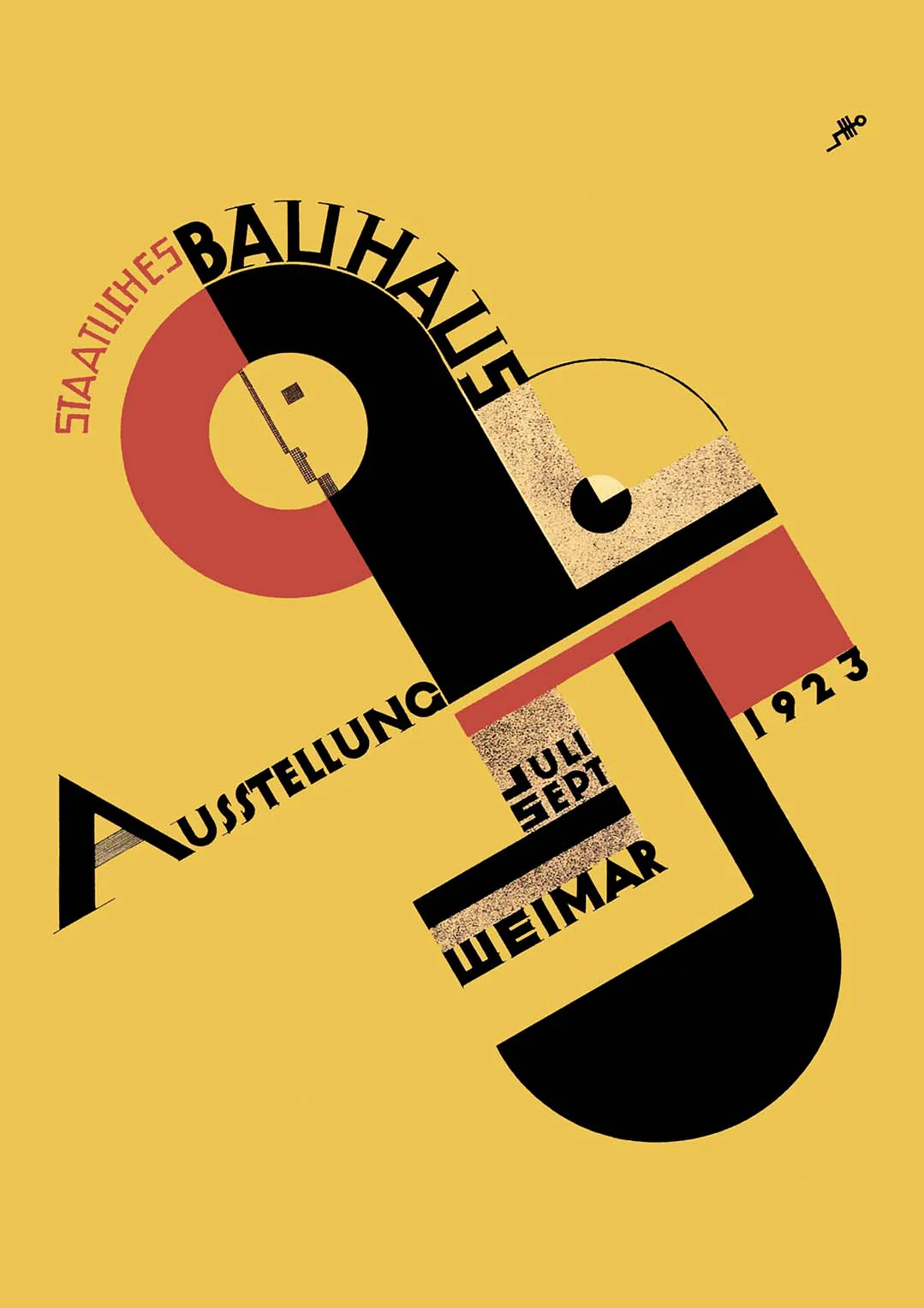 Bauhaus-Ausstellungen von Joost Schmidt 1923