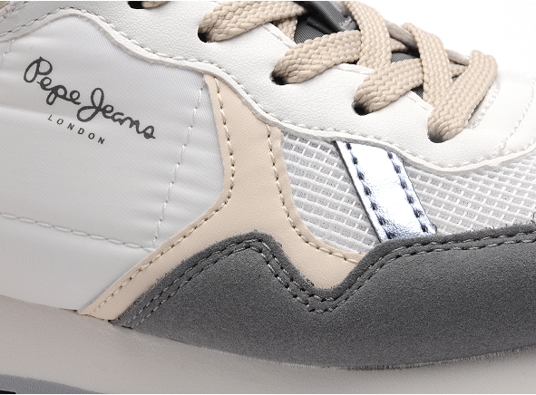 Pepe jeans basses femme britwday blanc
