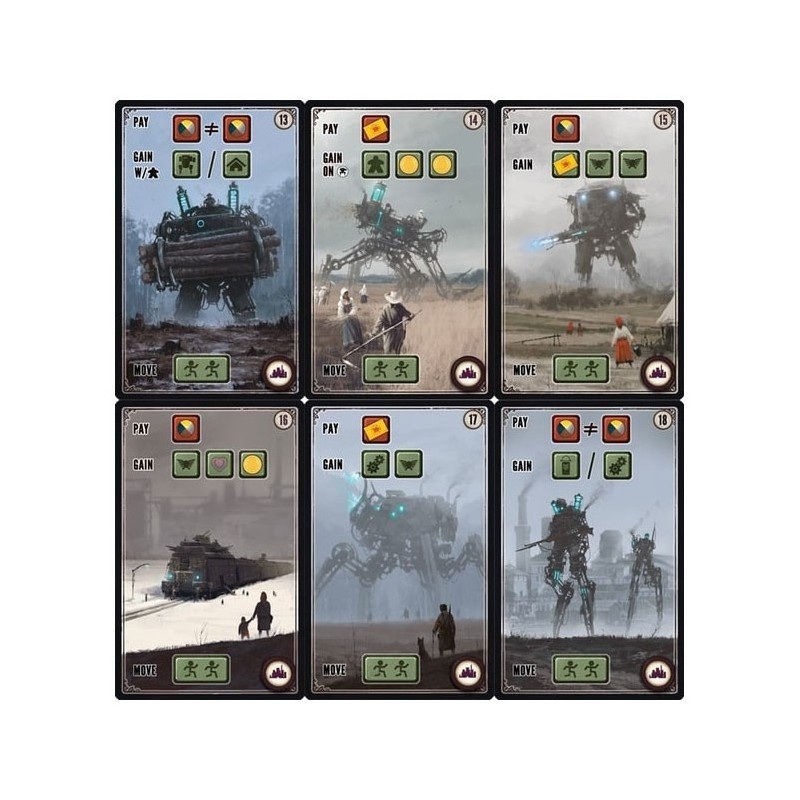 Scythe Cartes Usine 13-18