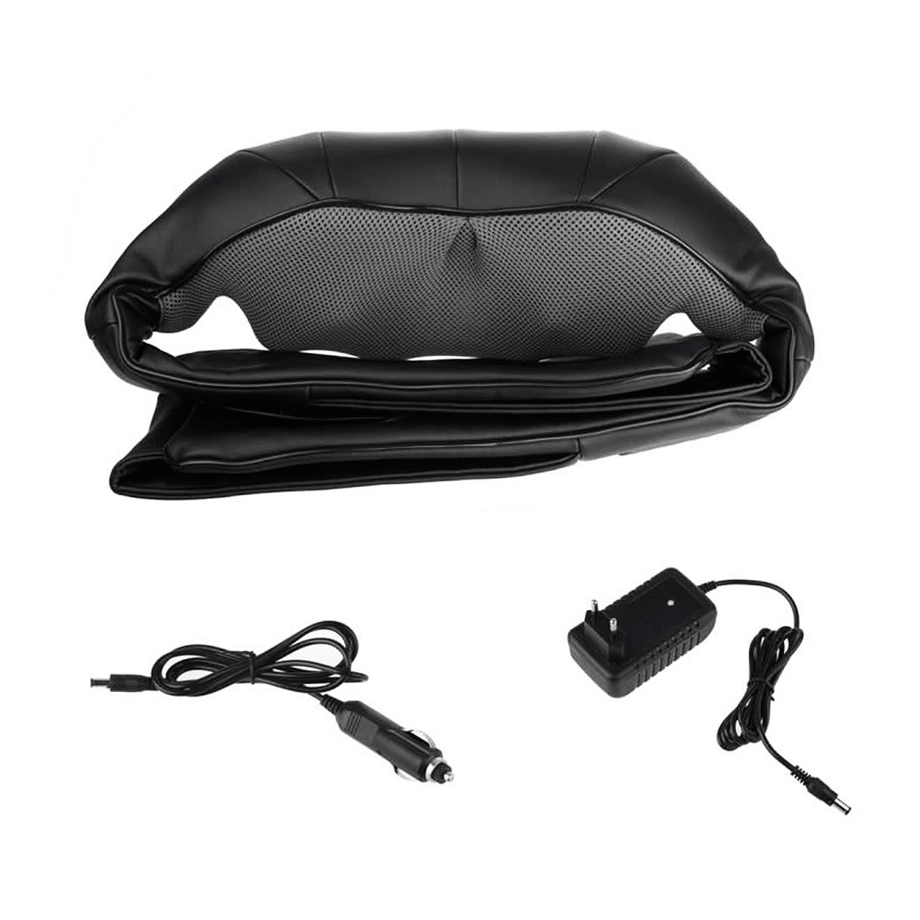 Yoghi Coussin de Massage Shiatsu noir  - 54.5x33.5x39 cm