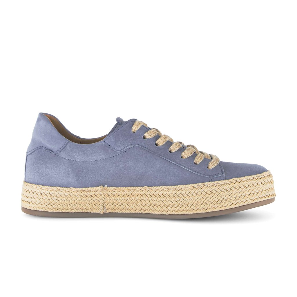 Lage sneaker blauw