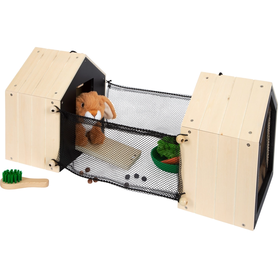 small foot® Hasenstall mit Auslauf