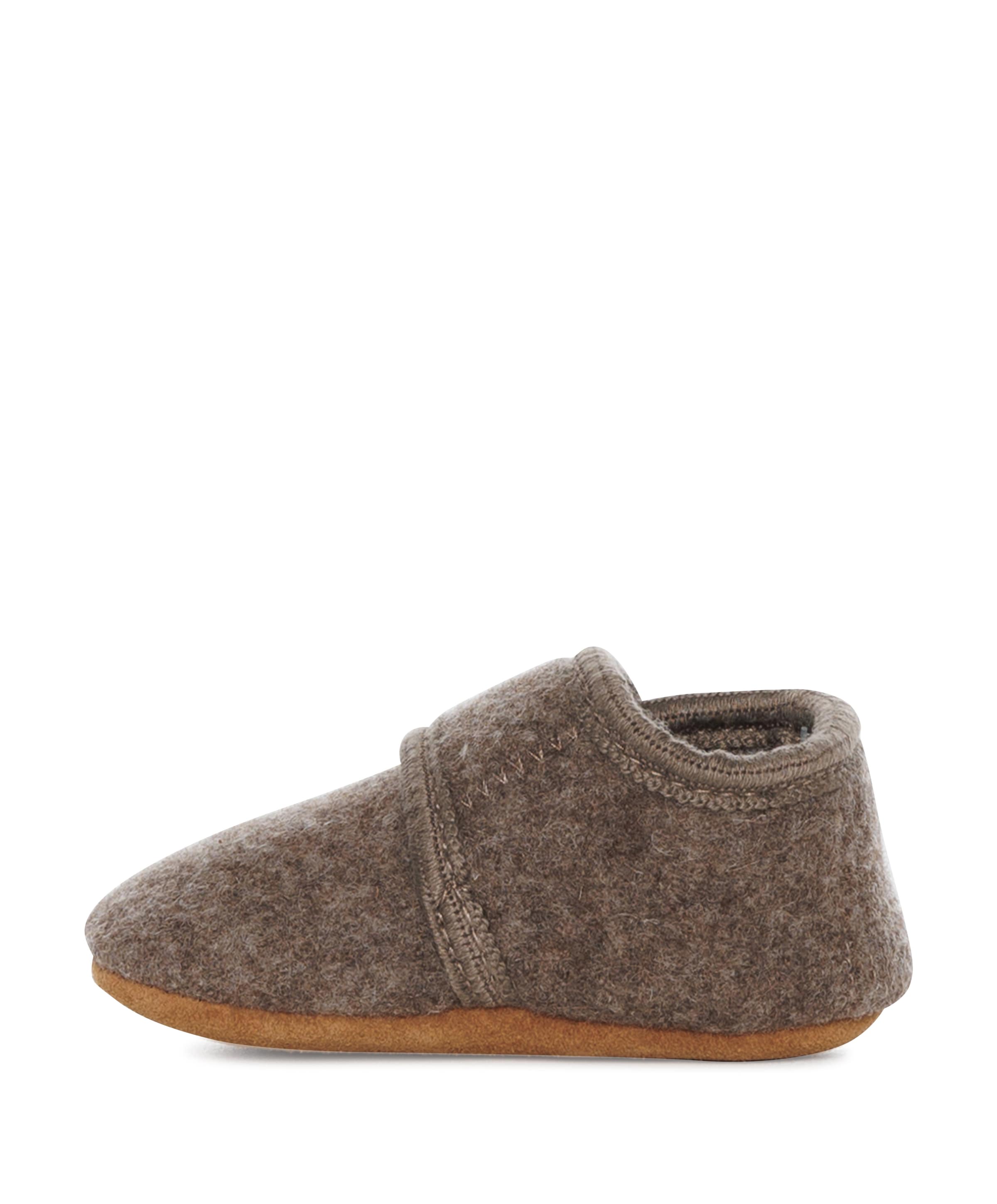 EN FANT Baby wool pantoffels bruin