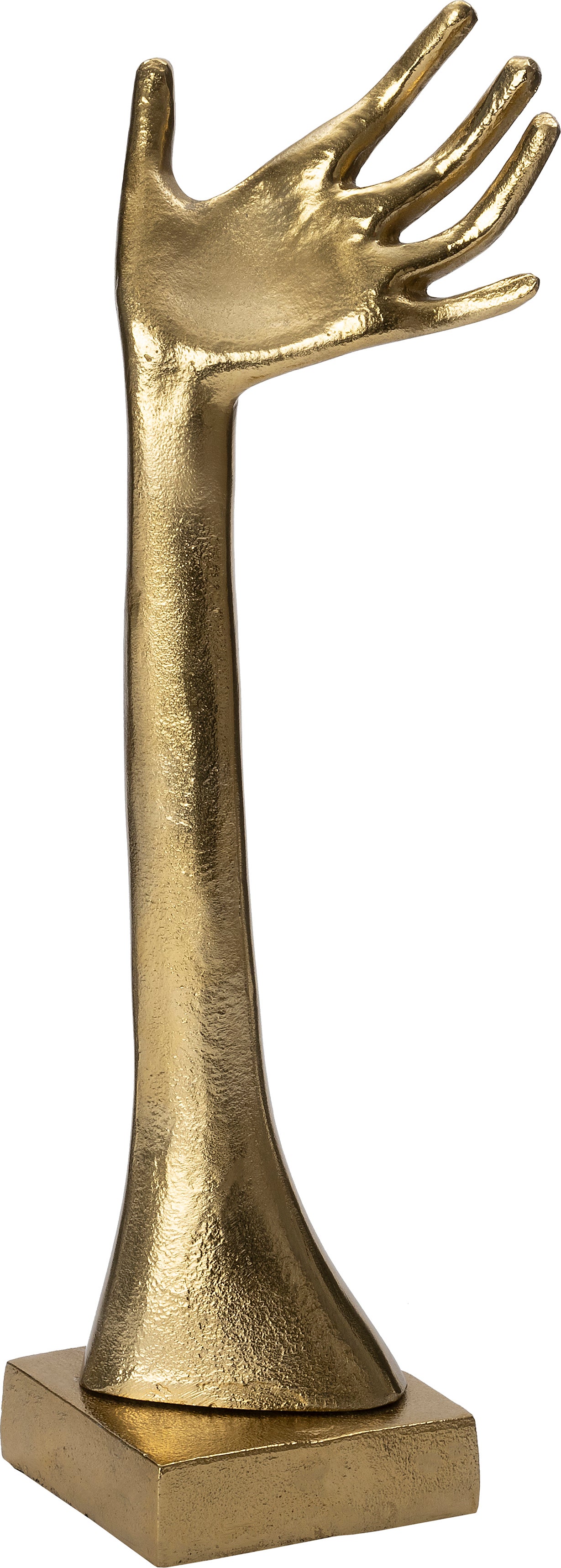 Intratuin beeld op voet Fye goud 10 x 10 x 40 cm