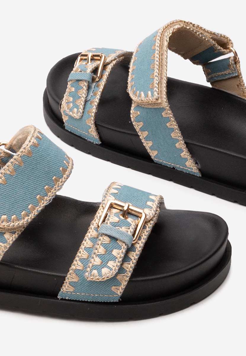 Mules plates femme denim Mathilde