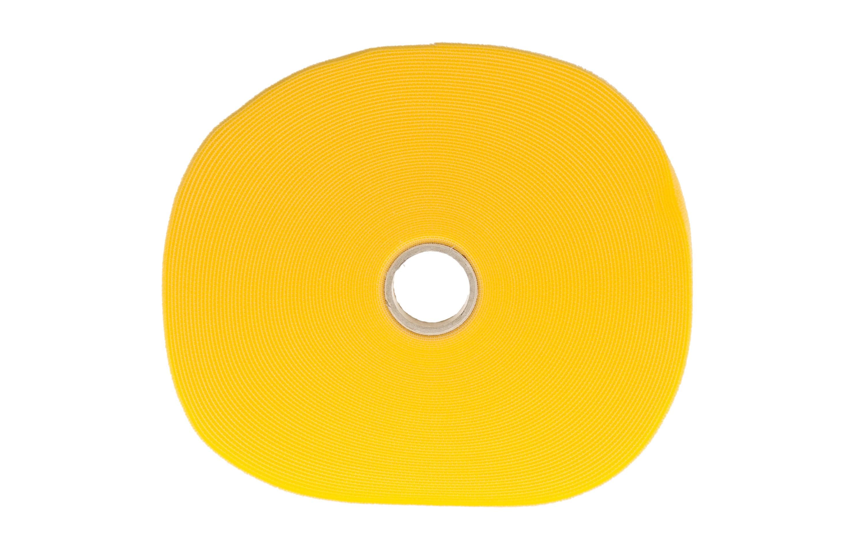 Klettband-Rolle ETN Fast Strap 20 mm x 25 m, GelbKlett-Kabelbinder, 20 mm x 25 m, gelb