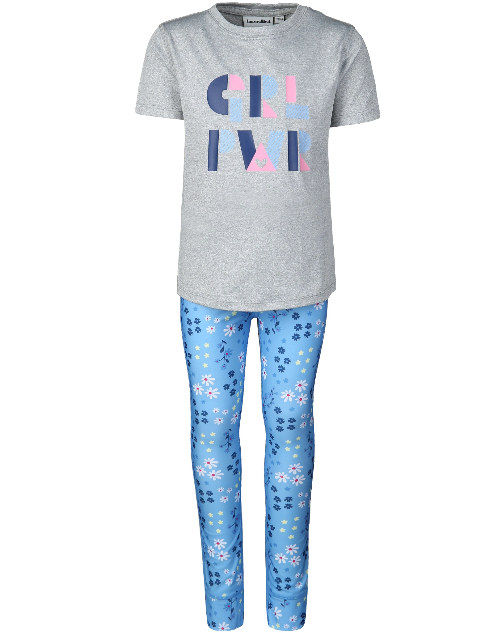 Funktions-Leggings GIRL POWER in hellblau