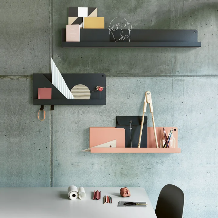 Muuto - Folded Shelves 51 x 22 cm, olive