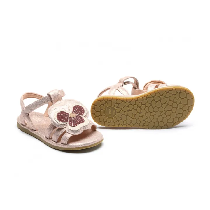 Donsje Sandales Iles Fields Violette | Rose