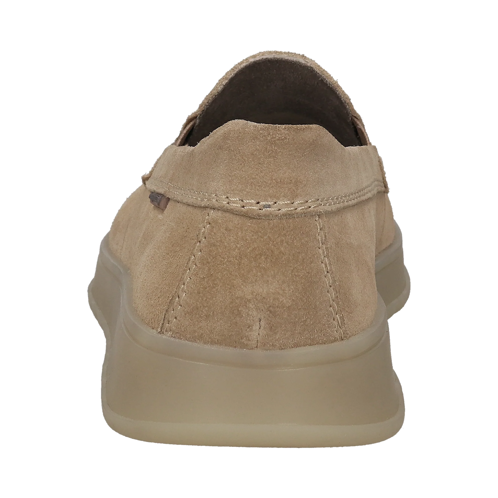 Leder Mokassin beige