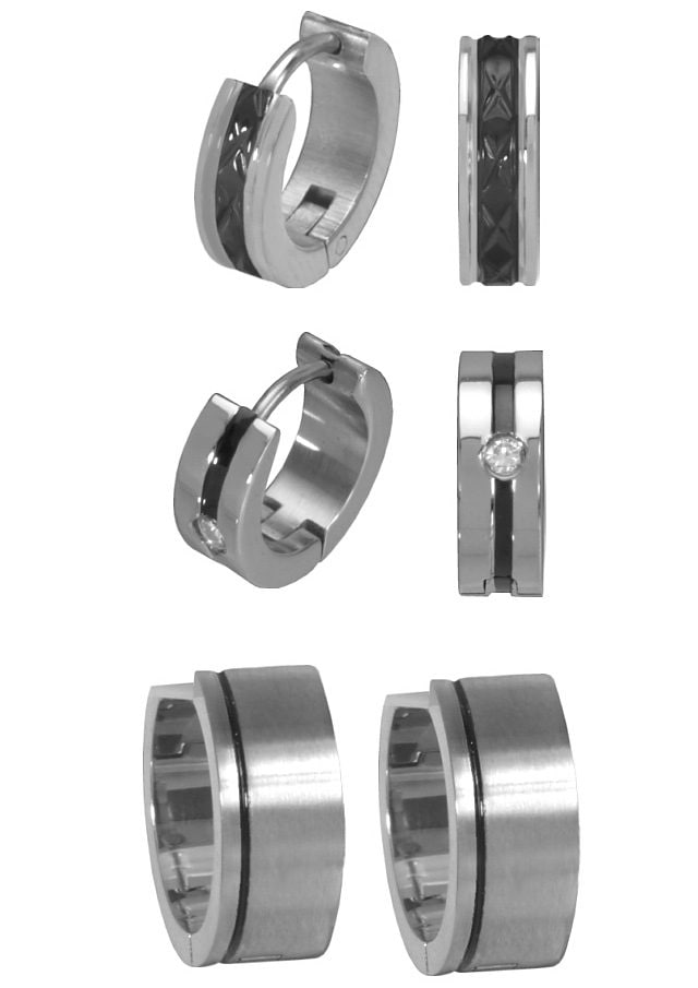 Firetti Creolen-Set »Multipack Schmuck Geschenk Ohrschmuck Creolenset« mit Zirkonia (synth.)