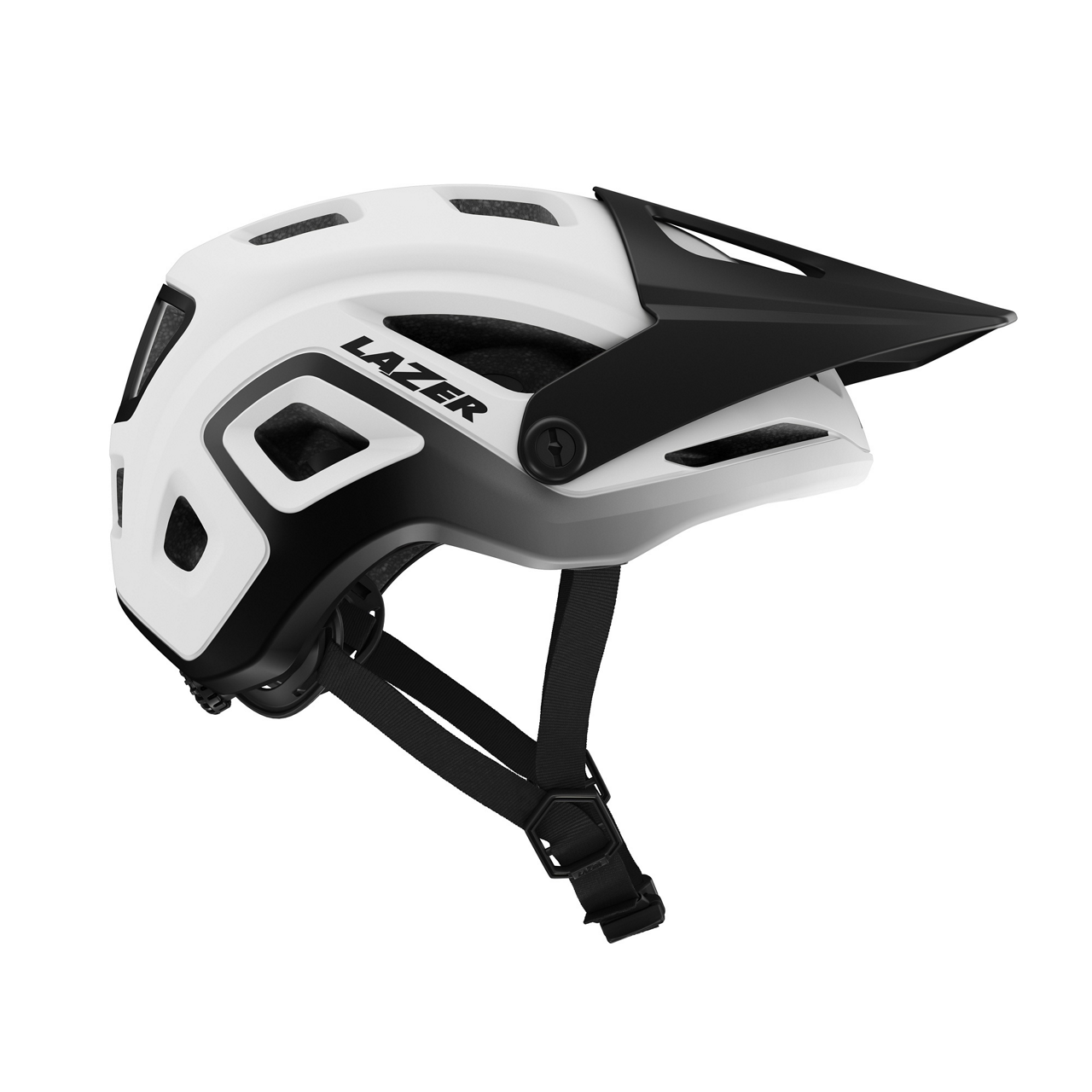 Lazer Impala MTB Fietshelm Mat Wit/Zwart