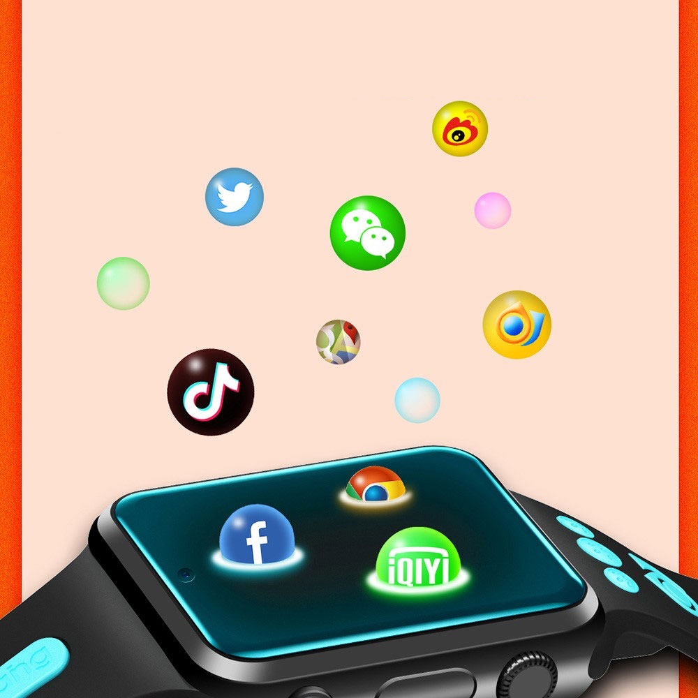 Kinder GPS Fitness Tracker Smart Watch 1.85