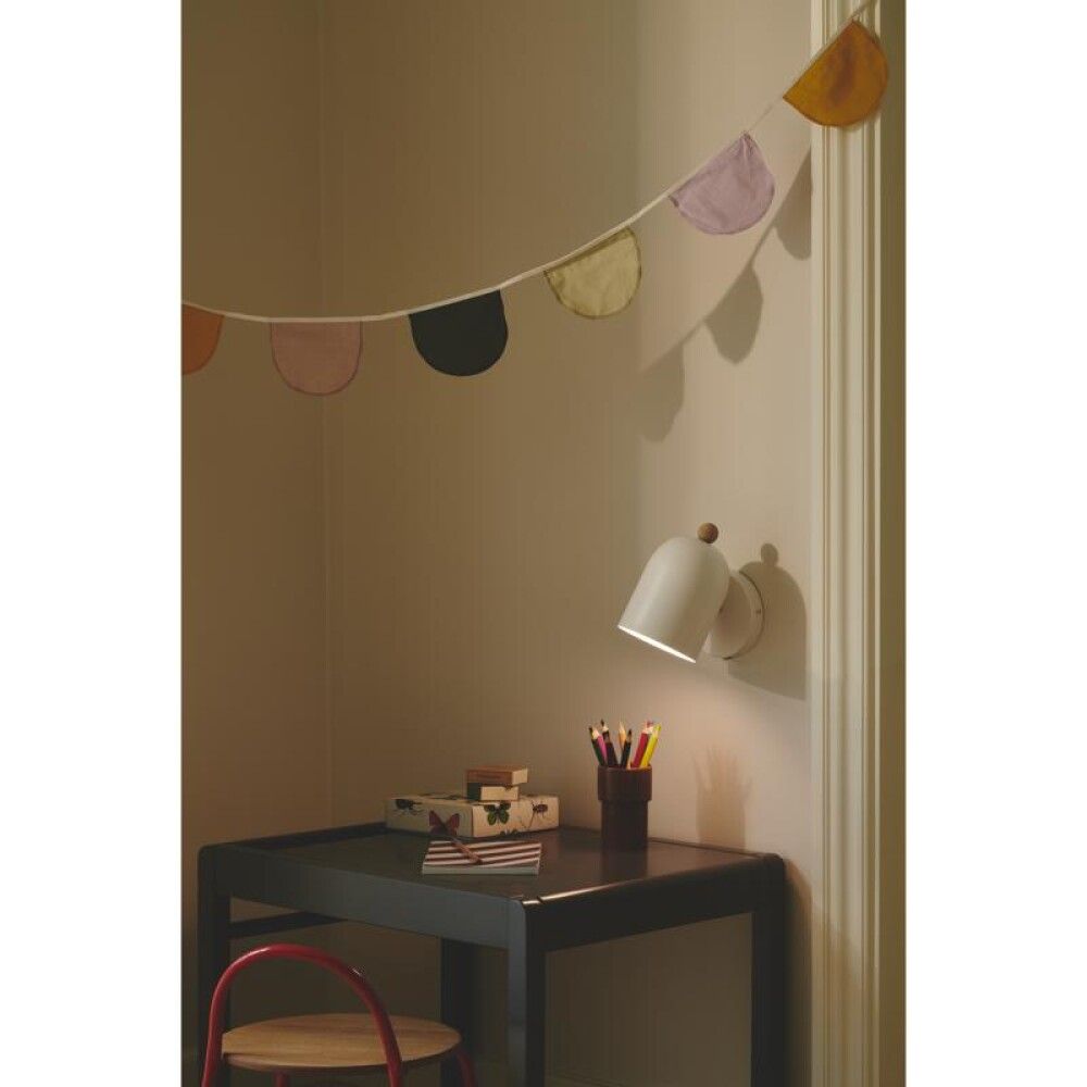 VEGGLAMPE NORDLUX GASTON E27 HVIT