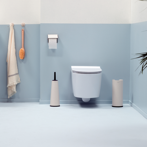 ReNew Toiletborstel met houder - Soft Beige