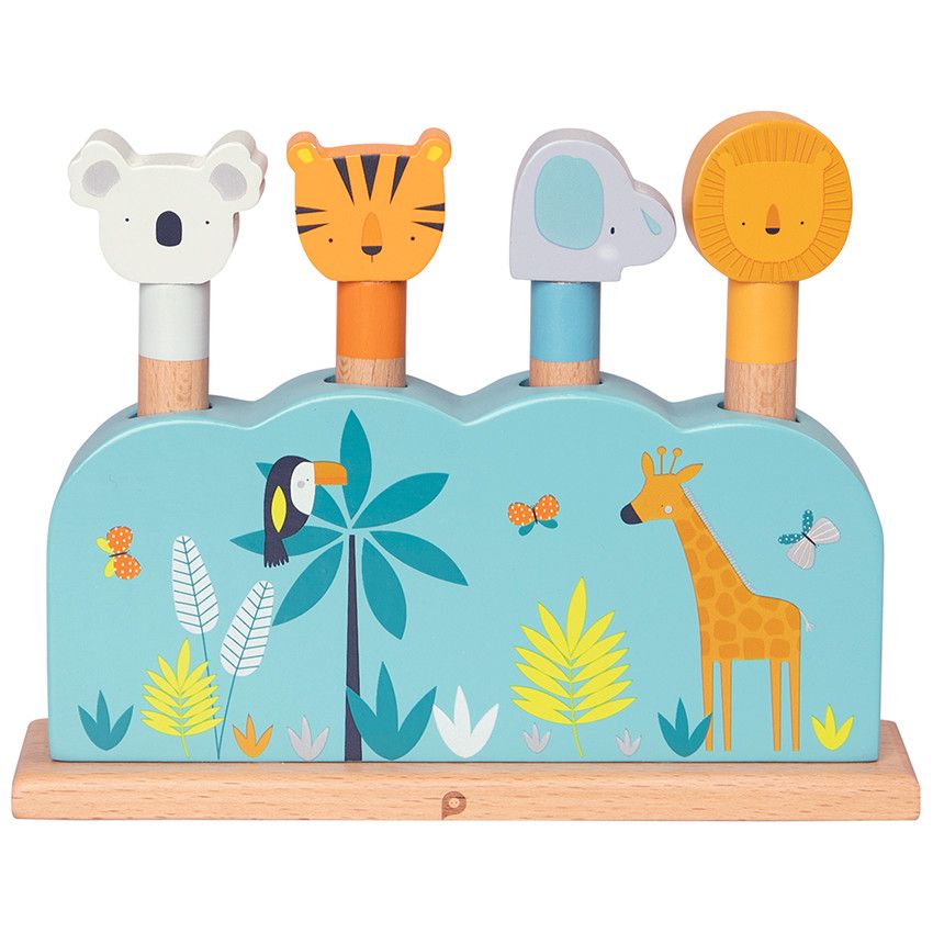 Jeu pop up - Crazy jungle - Ecru