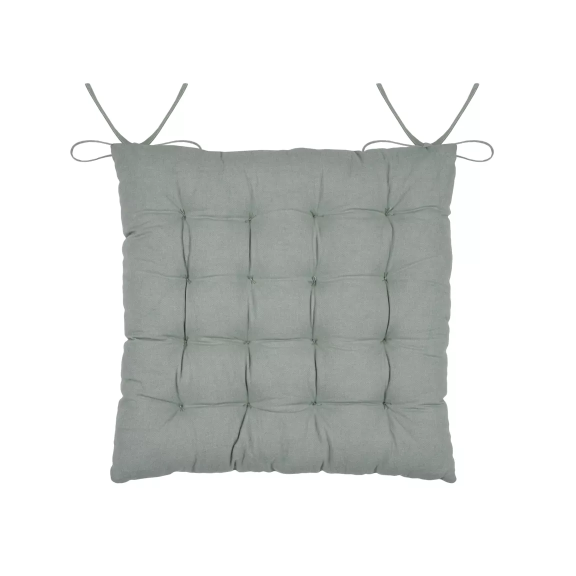 Coussin de chaise carré coton (38 x 38 cm) Yuki Beige