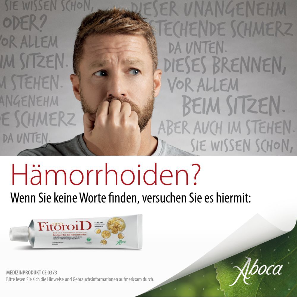 NeoFitoroid Bio-Salbe bei Hämorrhoiden