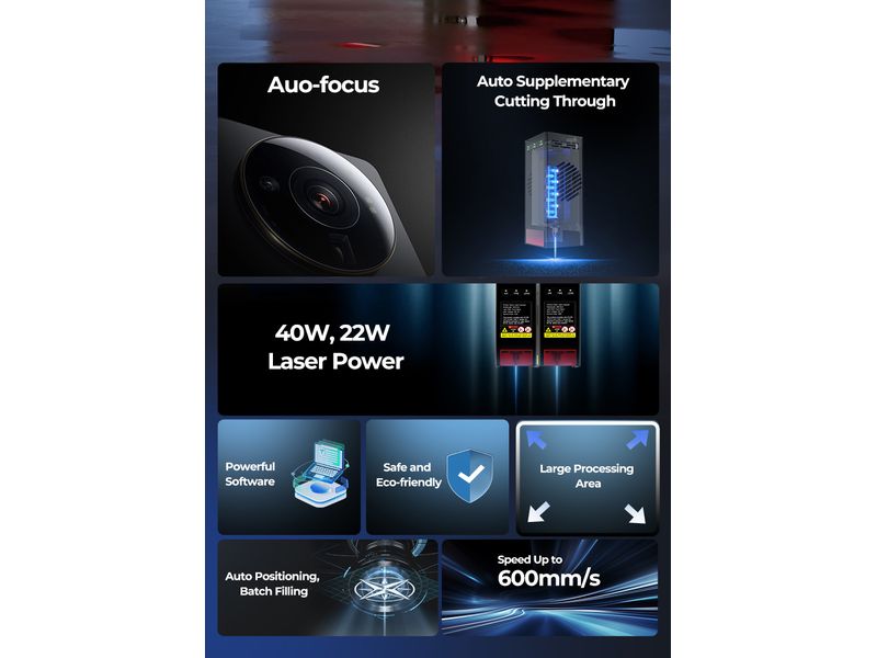 Creality Lasergravierer Falcon Pro S 40 W Creality Pro Lasergravierer (40 Watt)
