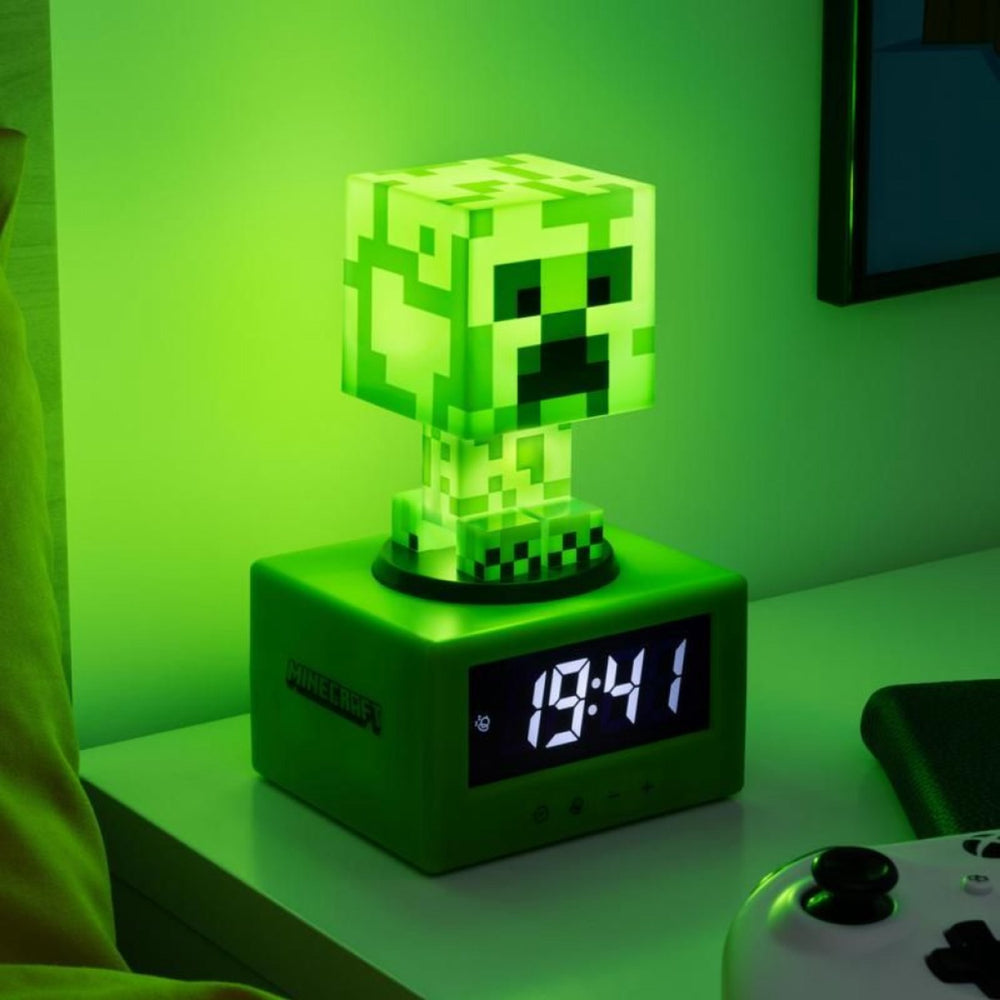 Køb Paladone Minecraft Alarm Clock