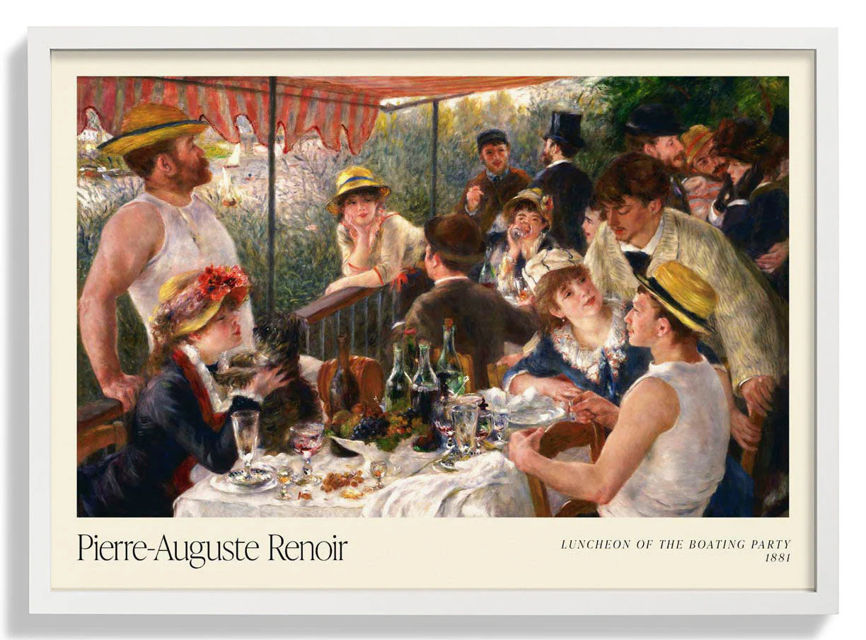 Mittagessen der Boating Party Kunstausstellung von Pierre A. Renoir