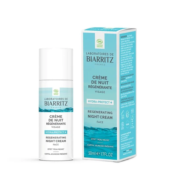 Laboratoires de biarritz Crème de Nuit Régénérante Visage HYDRA PROTECT+ 50 ml