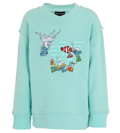 Emporio Armani Sweatshirt - Sabbia Antigua m. Sm?lfer