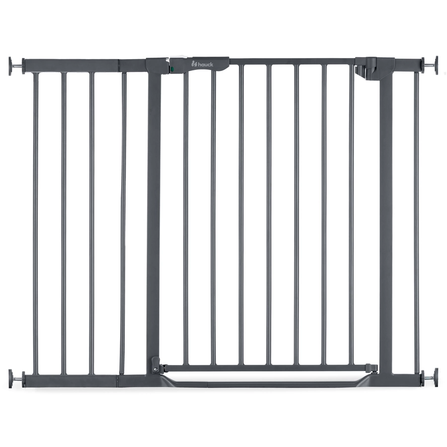 hauck Türschutzgitter Clear Step Autoclose 2 Set + 21cm Dark Grey
