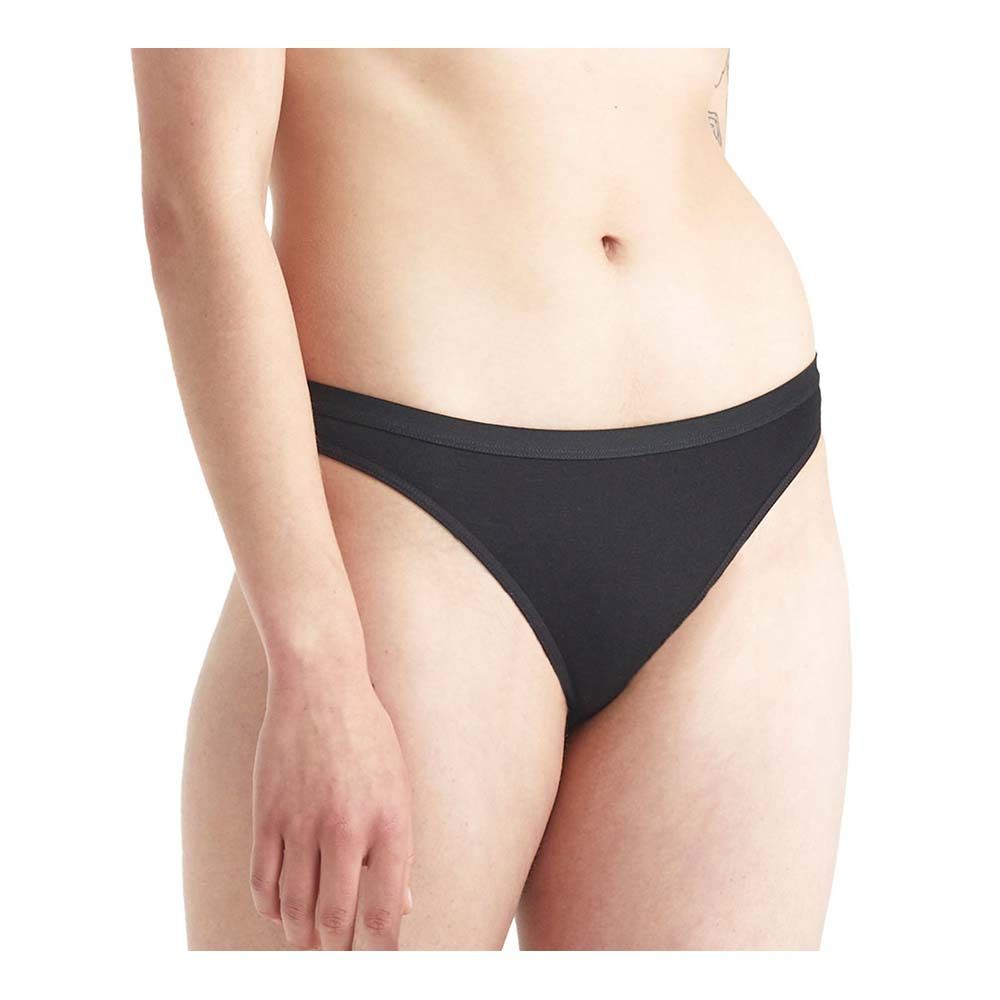 Icebreaker SIREN THONG MERINO - Sous-vêtement Femme black