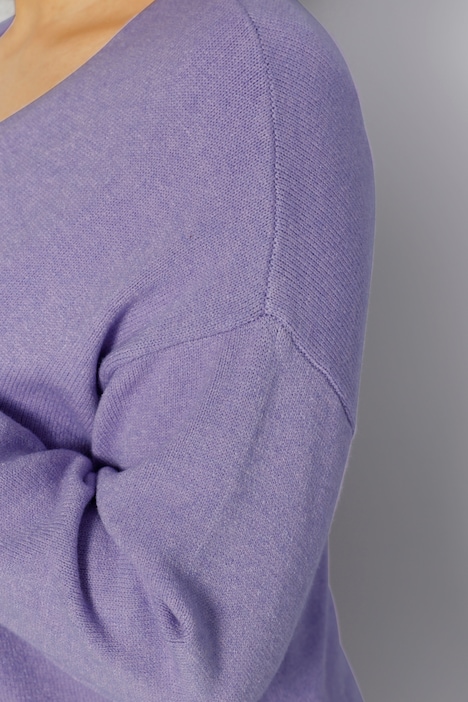 Strickjacke, offene Form, Langarm