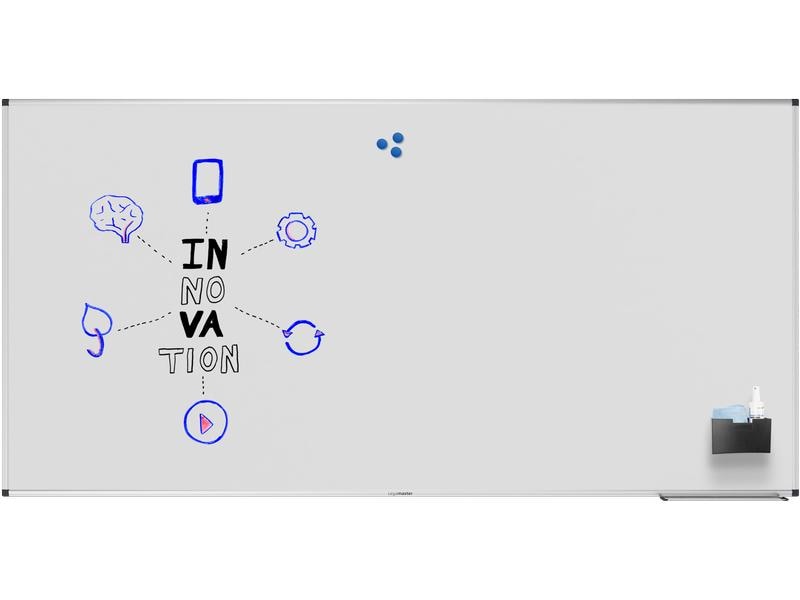 Legamaster Magnethaftendes Whiteboard Unite 100 cm x 200 cm Weisswandtafel mit magnetischer Oberfläche