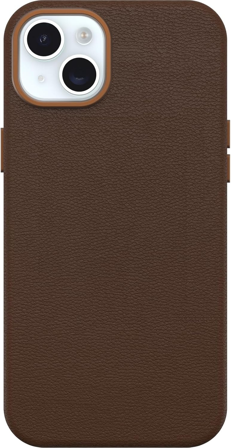 iPhone 15 MagSafe Leder Hülle Symmetry Cactus Series (77-95727) - Rich Adobe (Braun)