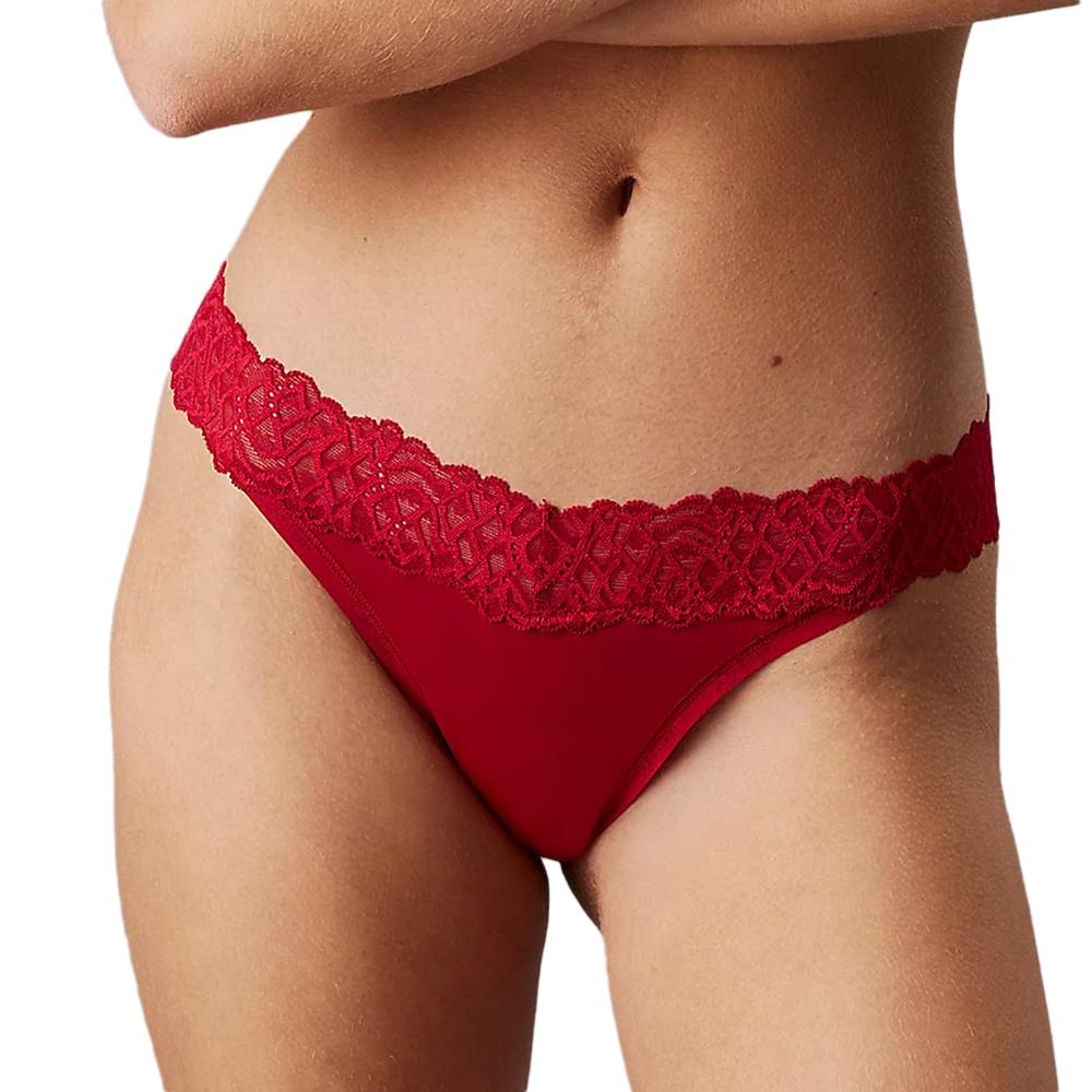Calvin Klein Jeans String Rouge Femme Calvin Klein Jeans Thong